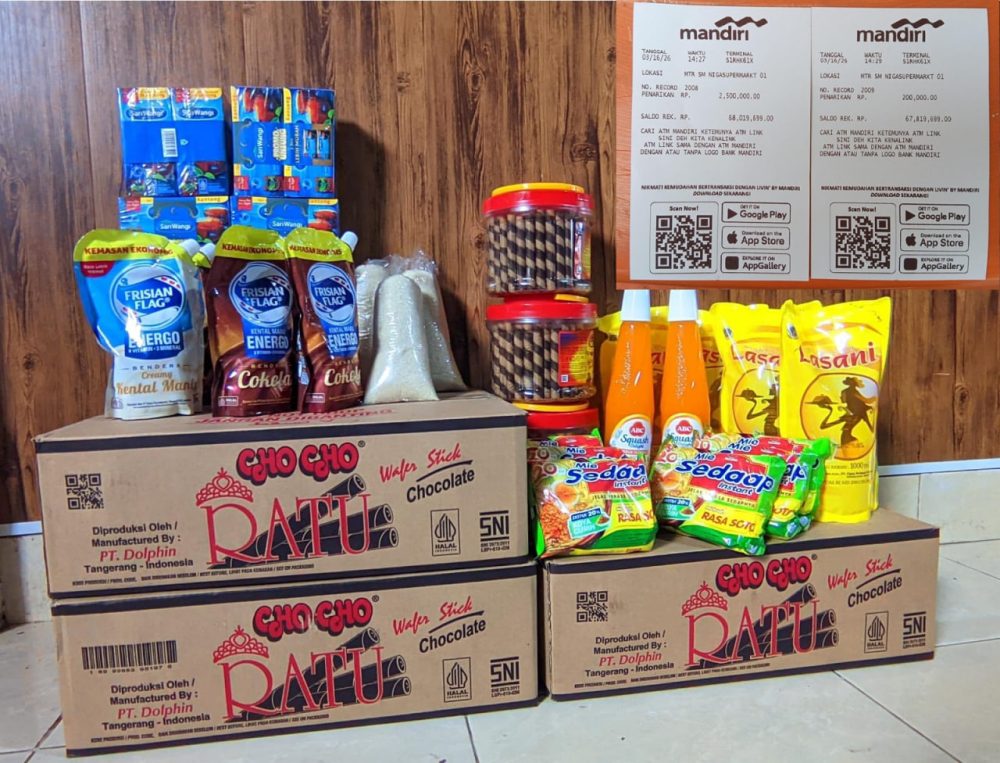 Belanja 27 Paket Sembako